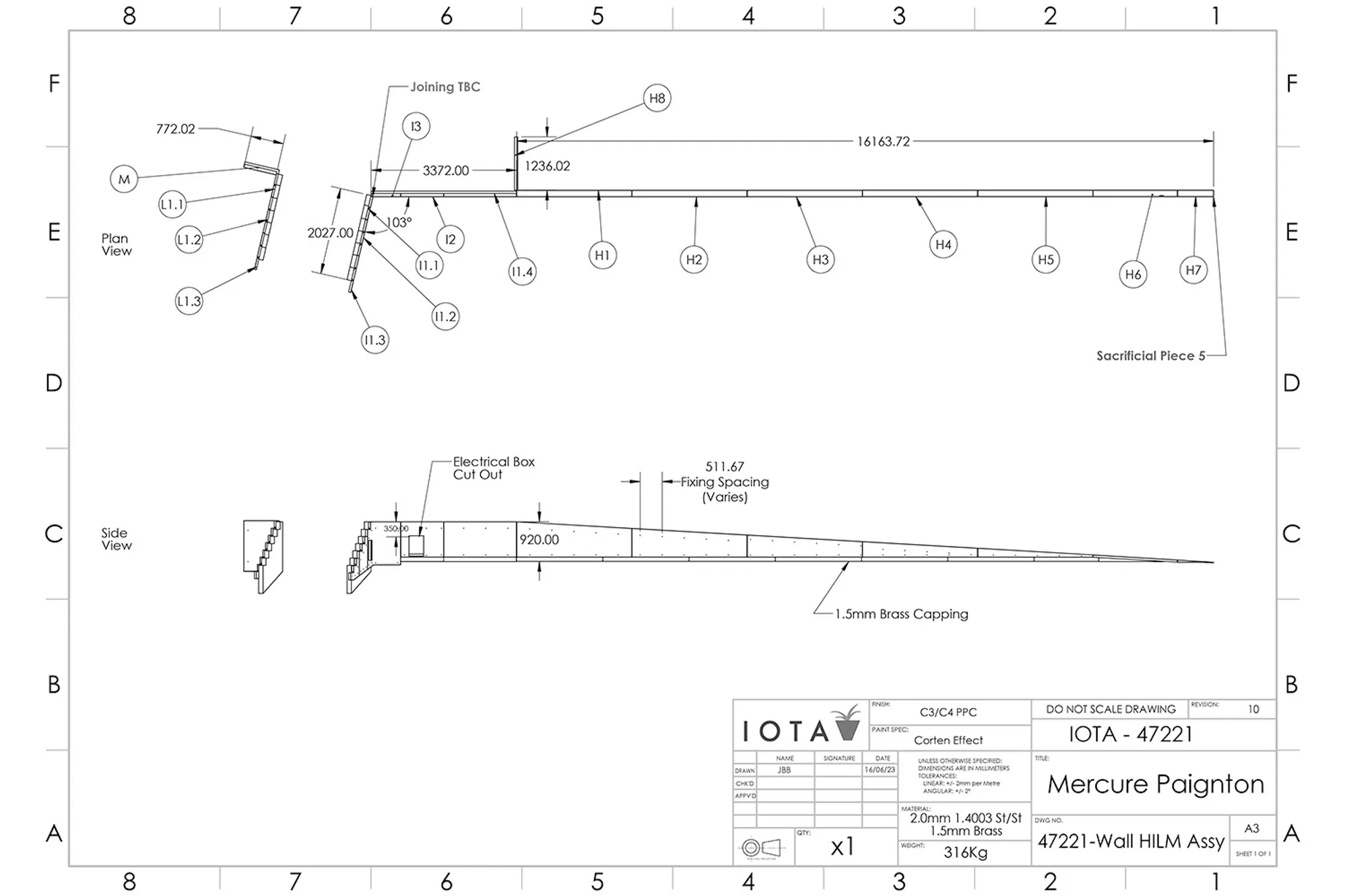 Cladding For Ramps Bespoke Illuminated Ramp and Planter Cladding | Architectural Metalwork ...